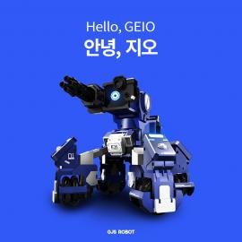 GJS ROBOT GEIO 지오 무선조종 코딩 배틀로봇 블루 G00200